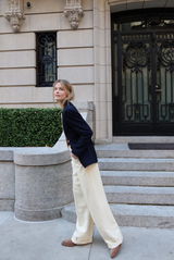 Norman Wide Leg Tweed Pant