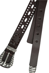 Perforated Leather Belt