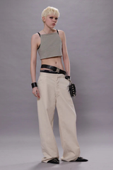 Lace Back Sailor Pant