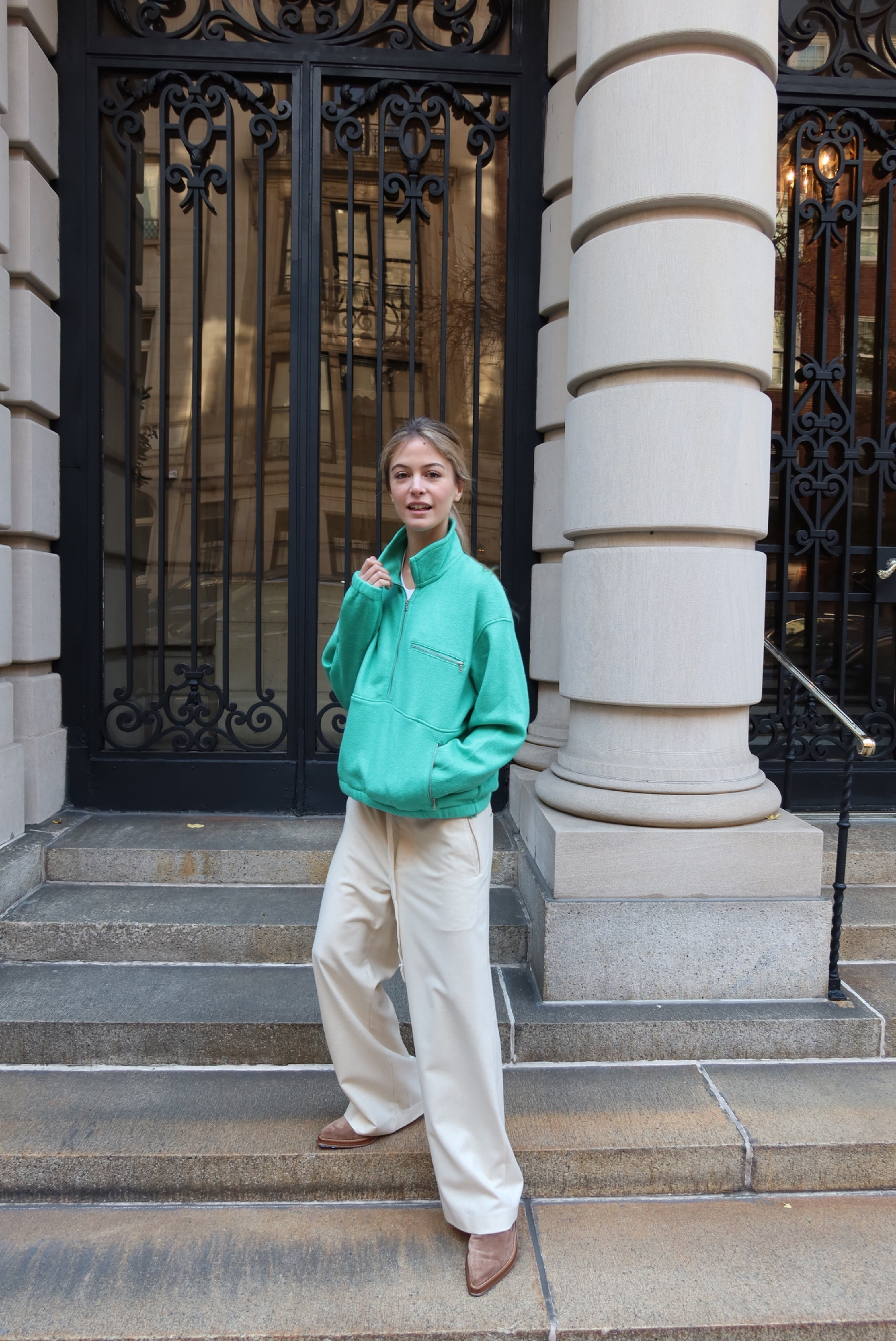 Pure Silk Comfort Fleece Half Zip