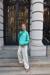 Pure Silk Comfort Fleece Half Zip