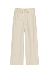 Wool Flannel Drawstring Pants