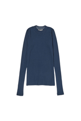 AURALEE Super High Gauge Sheer Rib L/S Tee