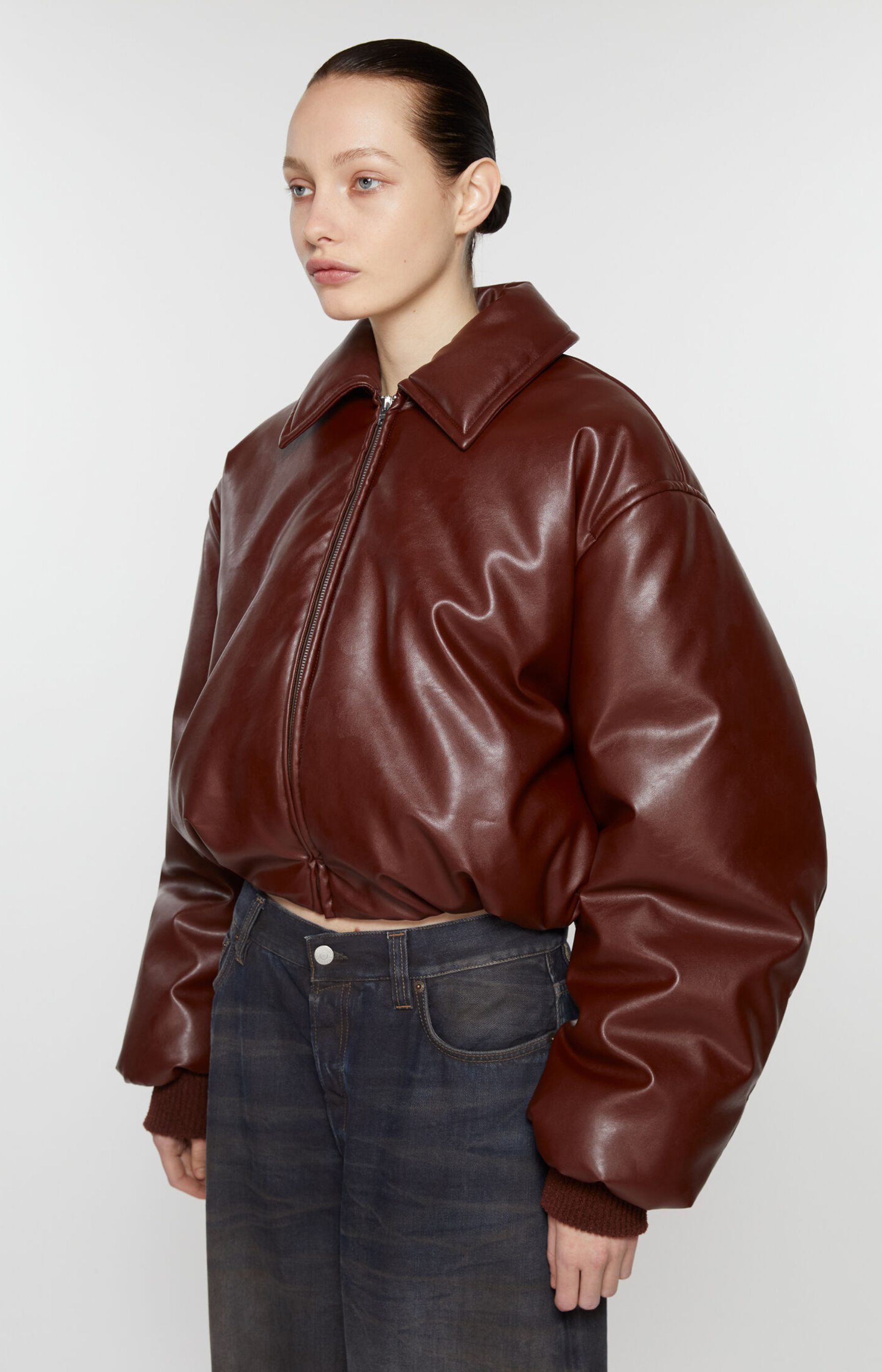 Coated Bomber Jacket