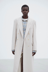 Auralee Light Melton Chesterfield Coat