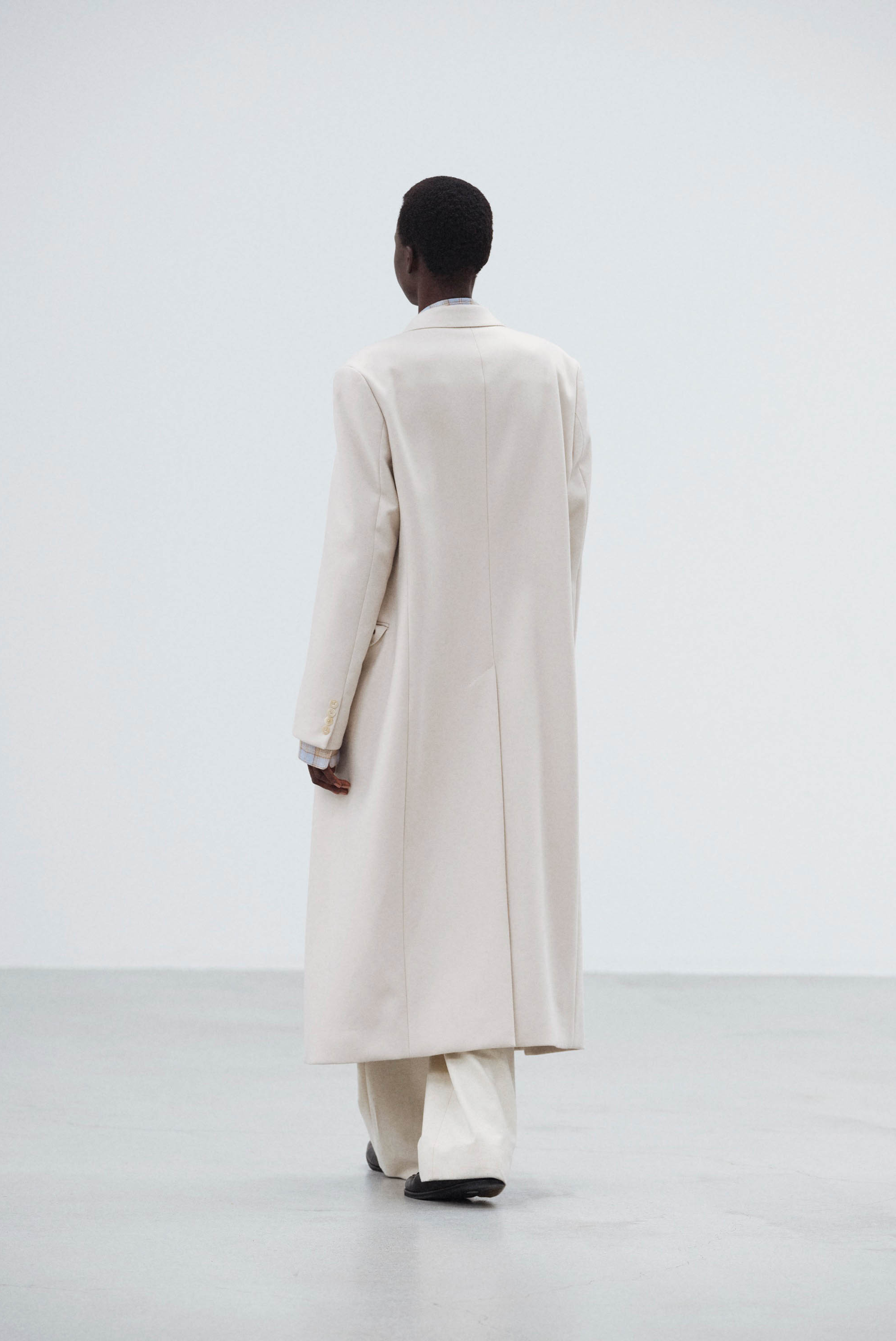 Auralee Light Melton Chesterfield Coat