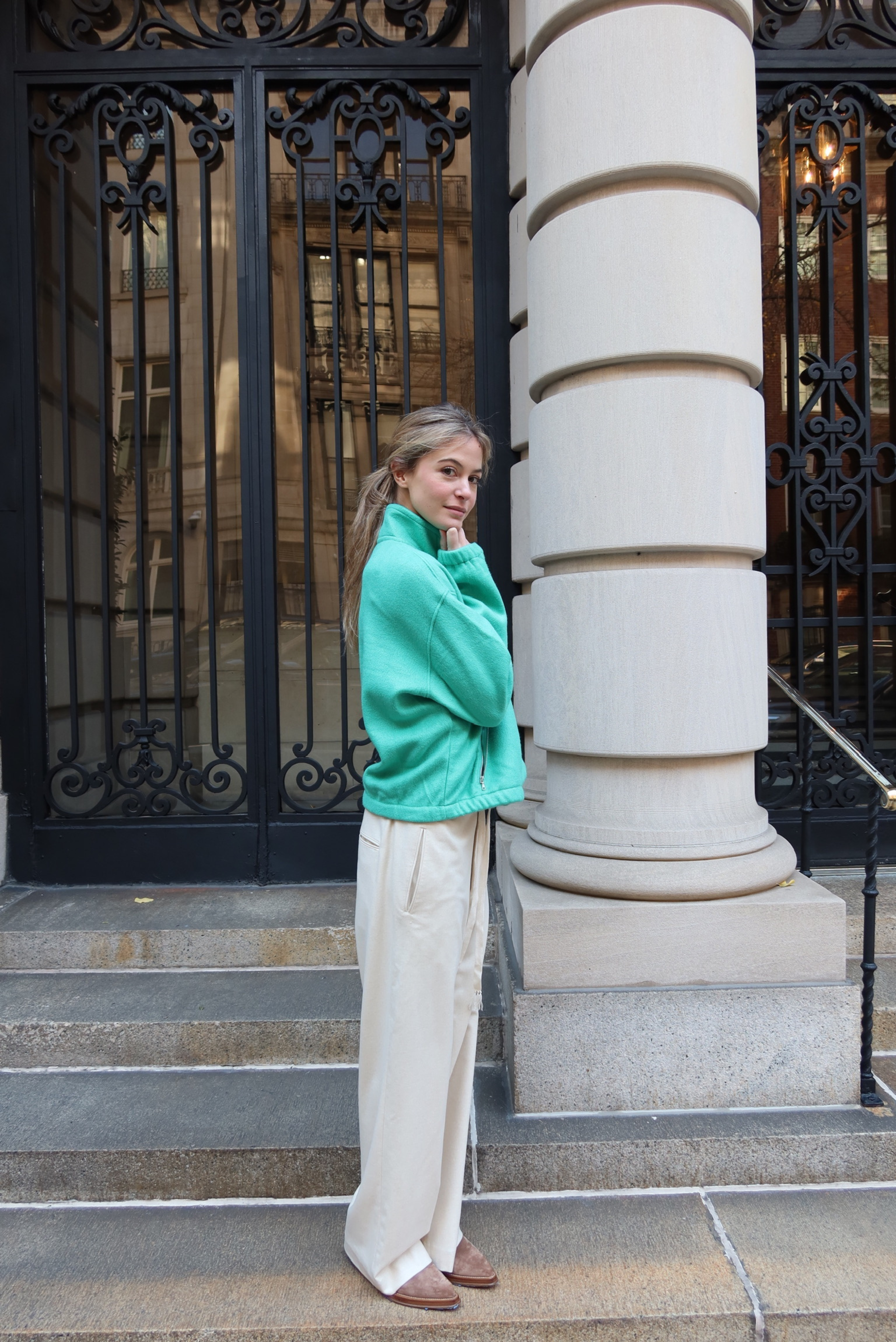 Pure Silk Comfort Fleece Half Zip