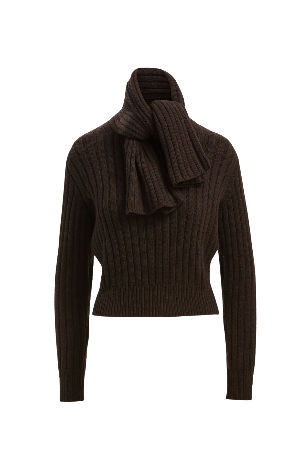 The Ryan Ribbed Scarf Sweater