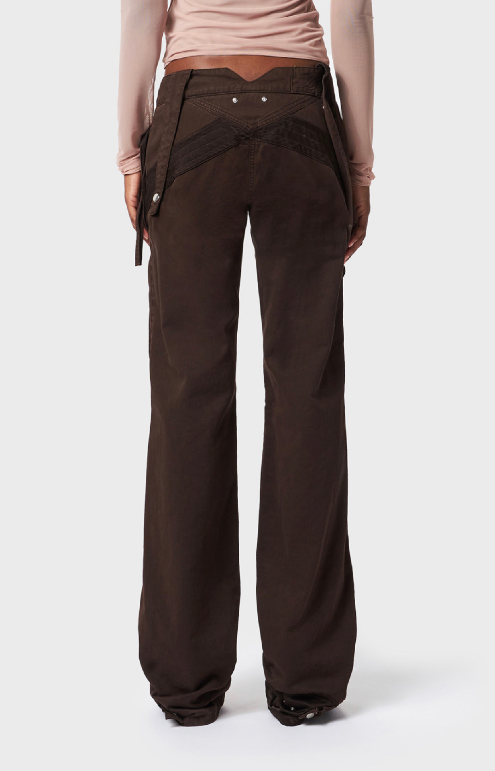 Cargo Pant with Satin Insert