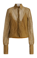 The Billie Shrunken Button Up Shirt with French Cuff
