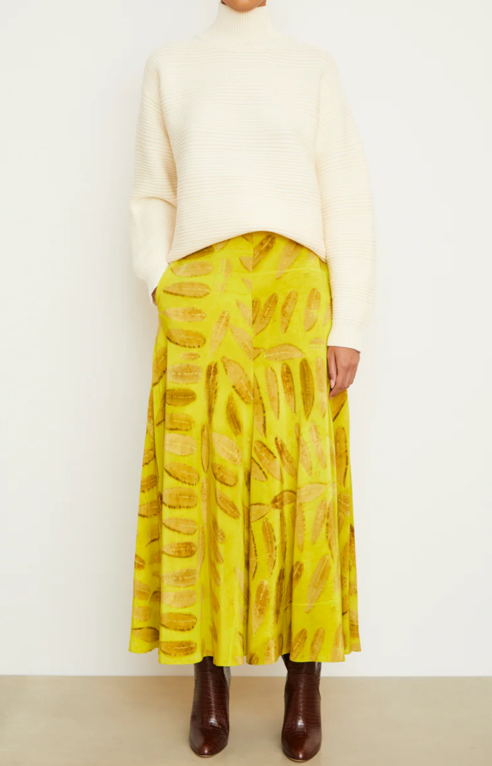 Brandon Maxwell Millie Ankle Length Skirt