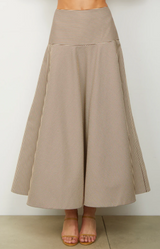 The Poppy Ankle Length Skirt With Sash Belt
