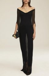 Sheer Gown with Catsuit