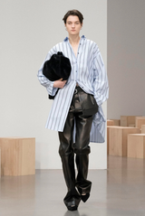 Brandon Maxwell The Long Javi Boxy Button Down Shirt