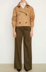 Vivienne Cropped Trench Coat