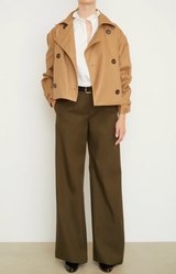 Vivienne Cropped Trench Coat