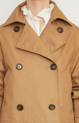 Vivienne Cropped Trench Coat