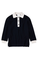 Polo Shirt in two-tone Look