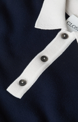 Polo Shirt in two-tone Look