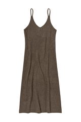 Garment-Dyed Baby Alpaca Knit Dress