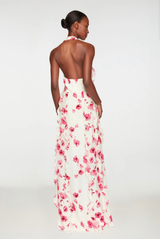 Emilia Wickstead Fleurine Dress Pink Poppies