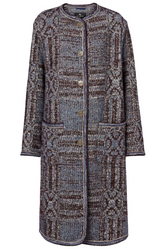 Boucle Jacquard Coat