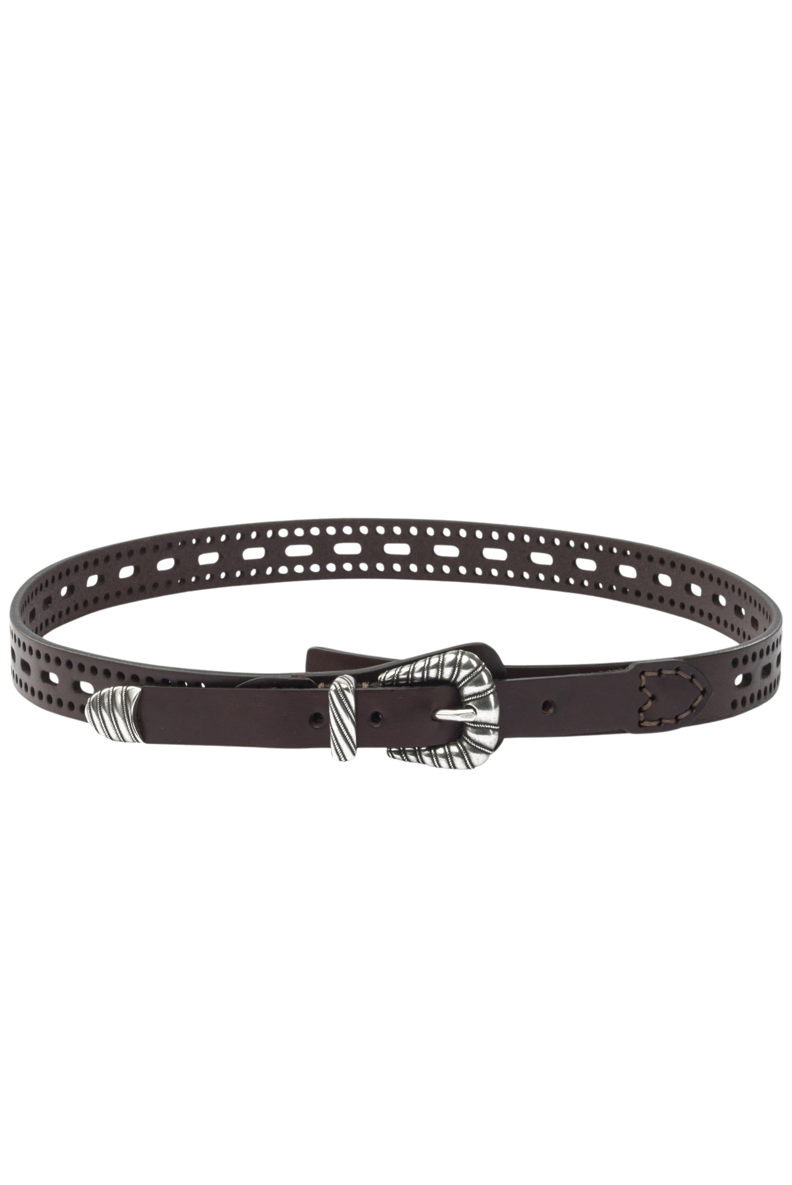 Etro Perforated Leather Belt
