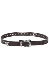 Etro Perforated Leather Belt