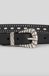 Perforated Leather Belt
