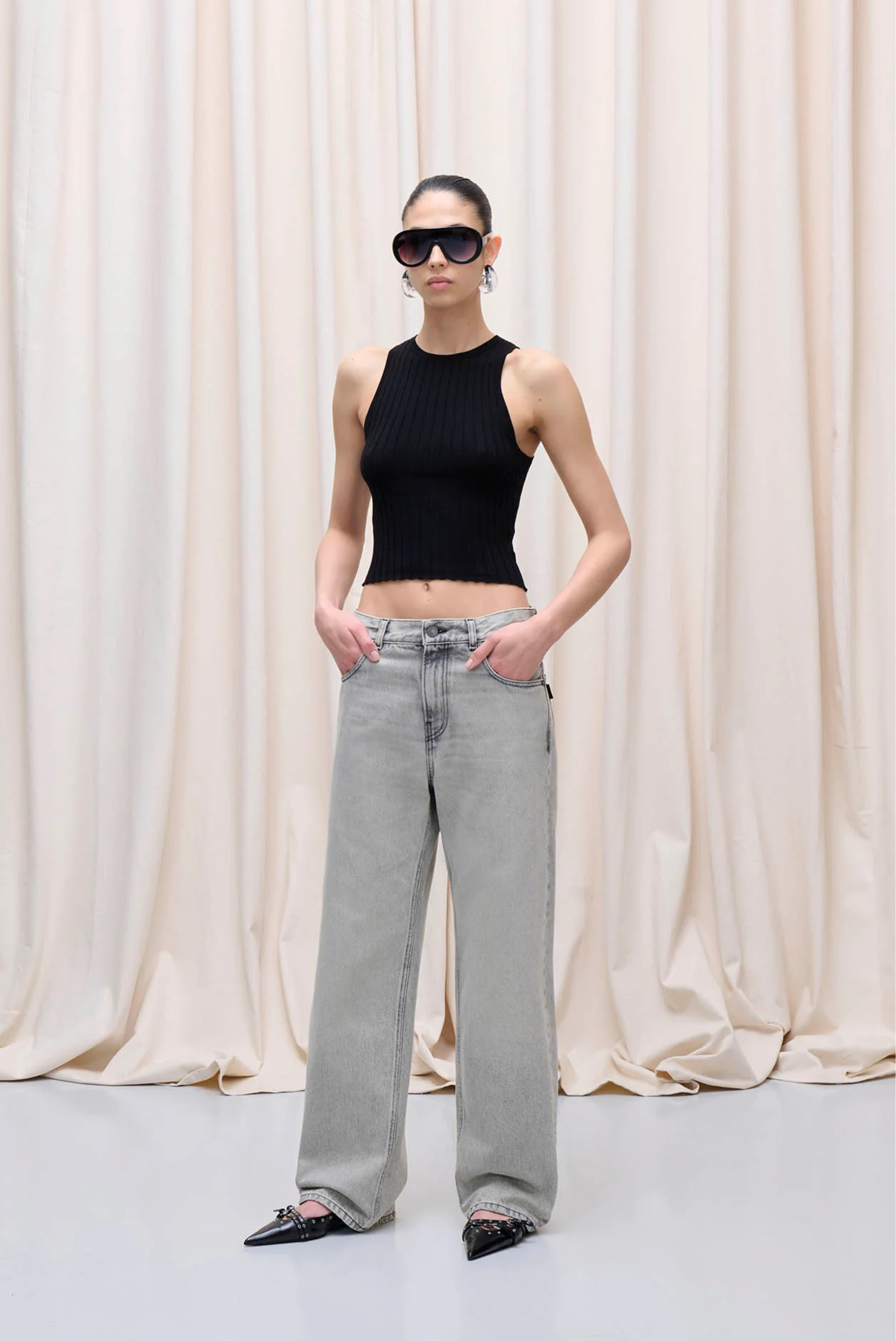 Haikure Bonnie Jeans Pearl Grey