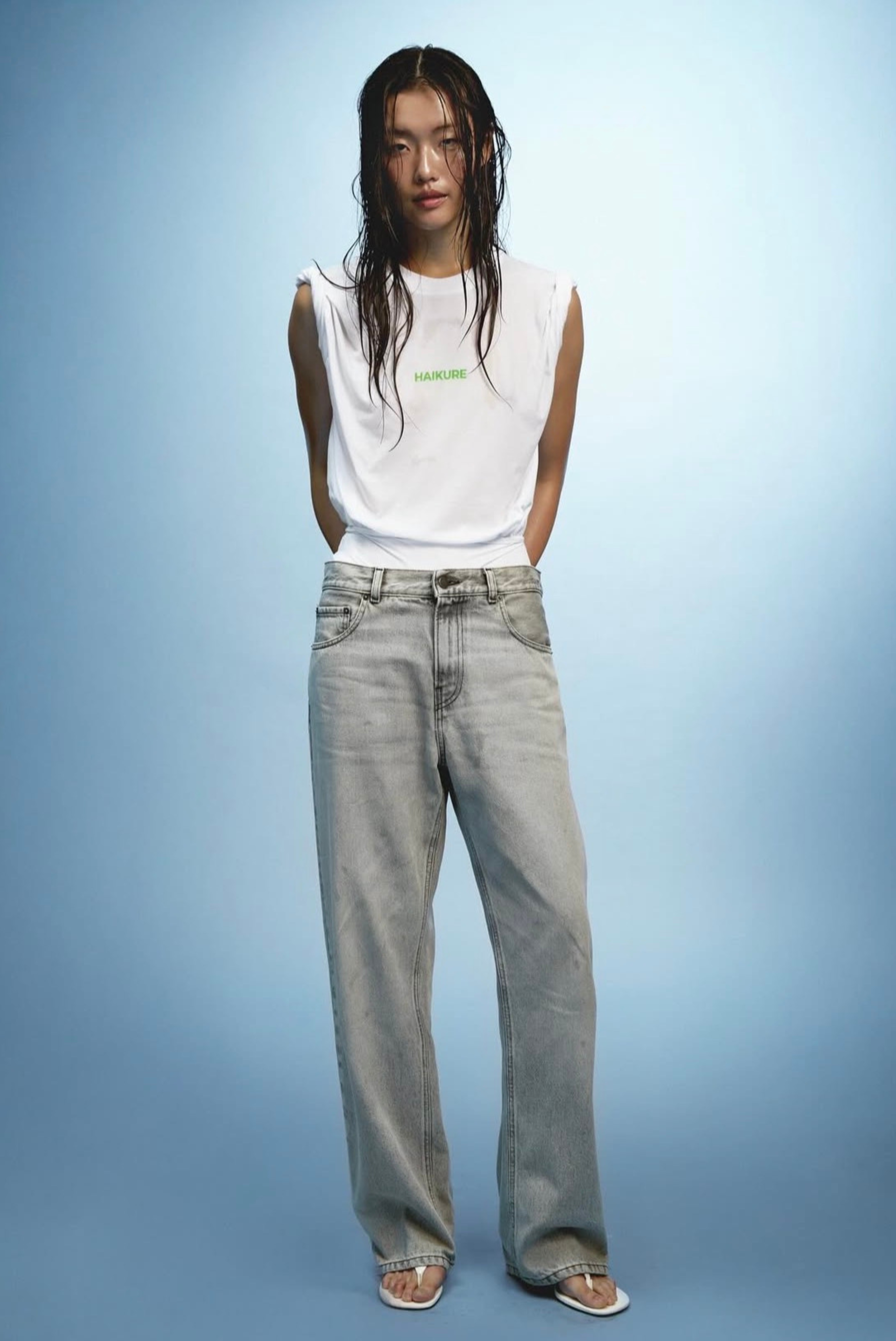 Haikure Bonnie Jeans Pearl Grey