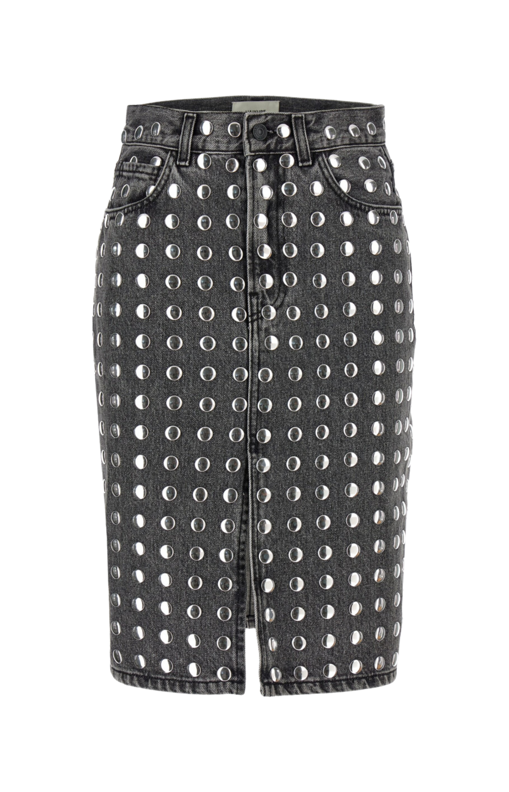 Stormy Black Studded Skirt