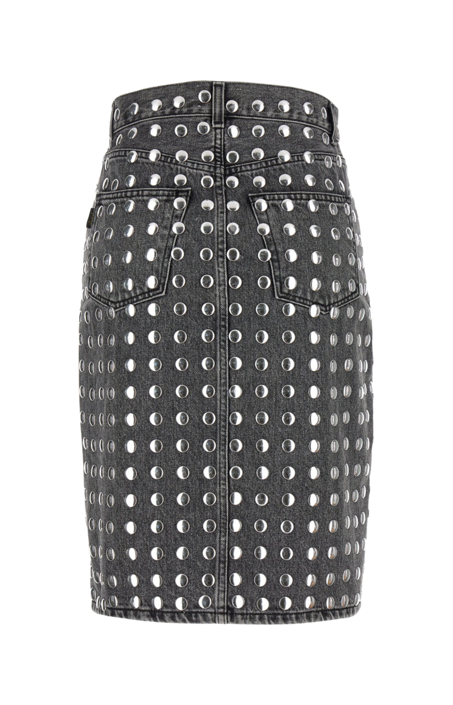 Stormy Black Studded Skirt