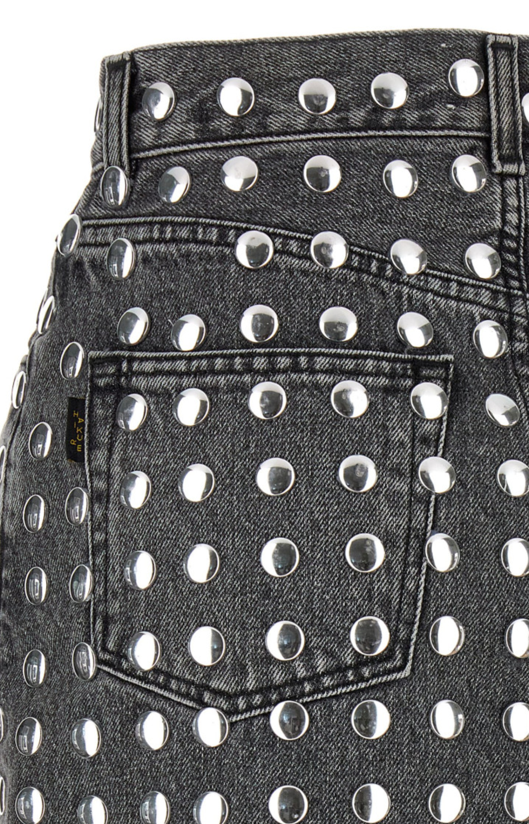 Stormy Black Studded Skirt