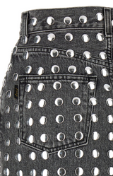 Stormy Black Studded Skirt