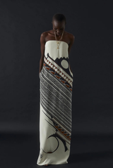 Heirlome Alex Jurado Dress Ivory Black