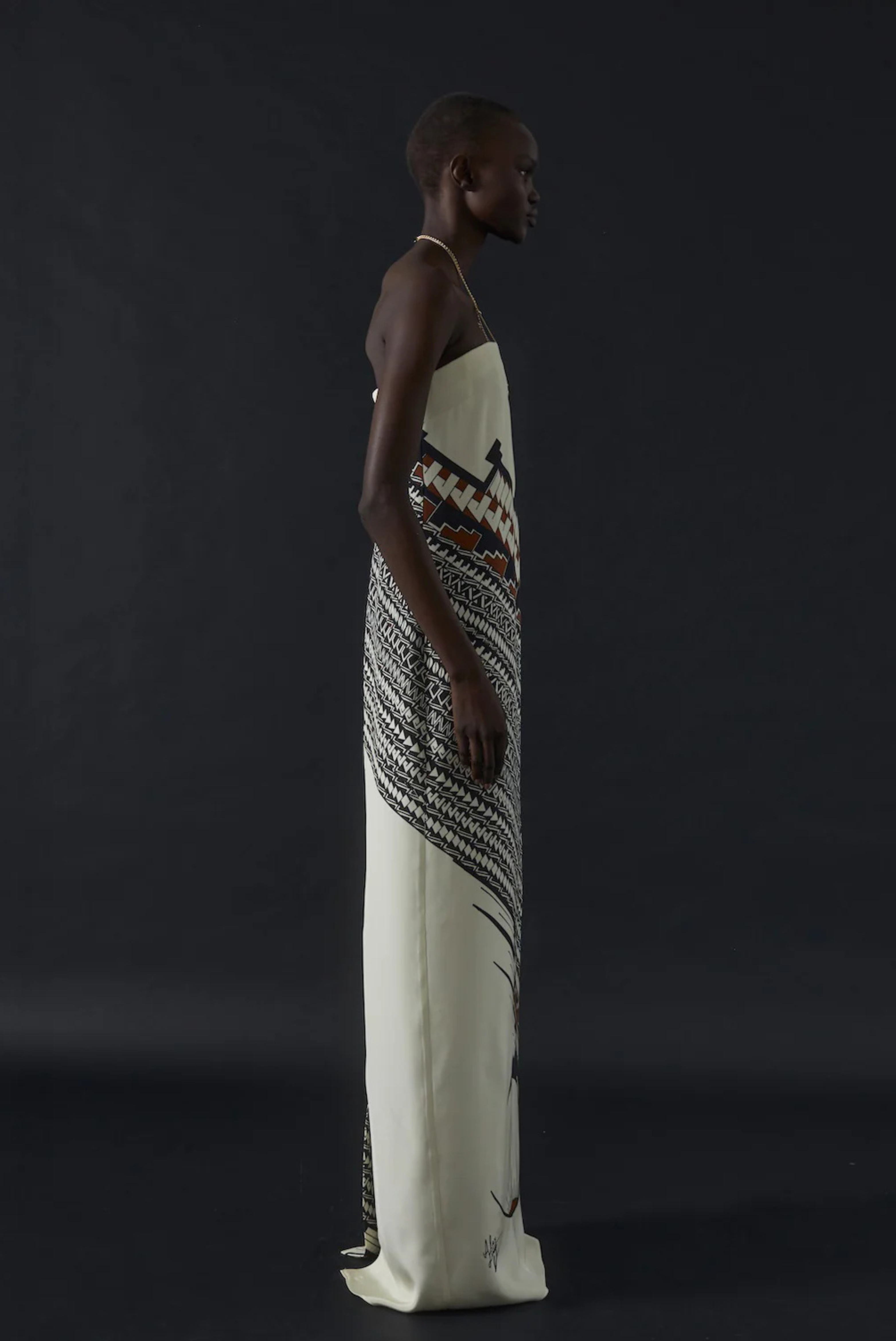 Heirlome Alex Jurado Dress Ivory Black