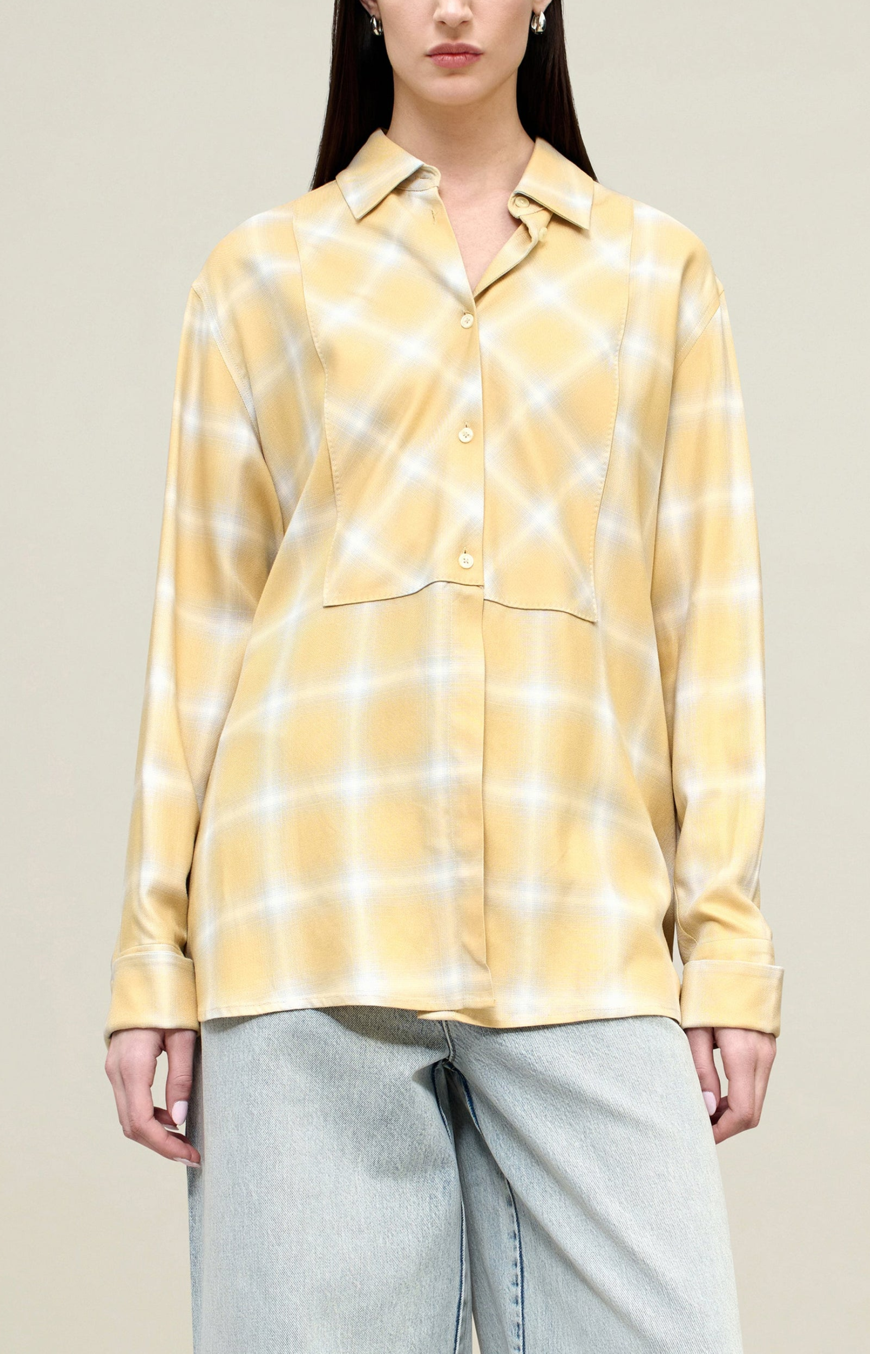 Chloe Bib Button Down
