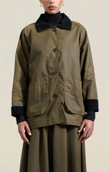 Lottie Field Jacket in Olive