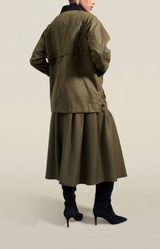 Lottie Field Jacket in Olive