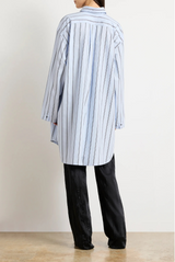The Long Javi Boxy Button Down Shirt