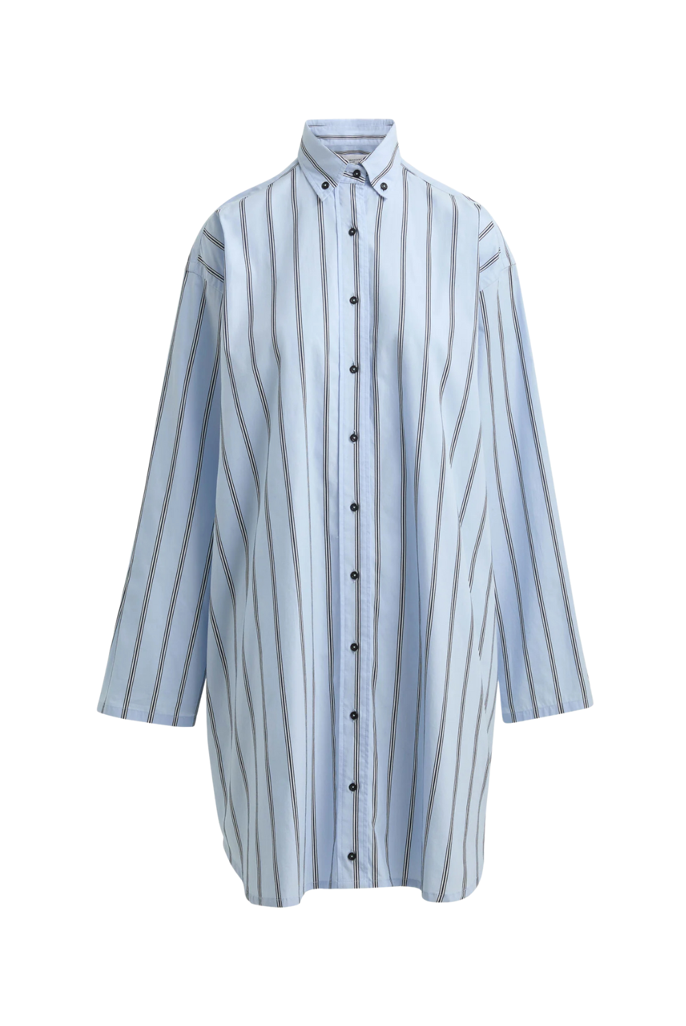 The Long Javi Boxy Button Down Shirt