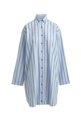 The Long Javi Boxy Button Down Shirt