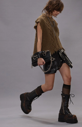 Boyfriend Cable Sweater Vest