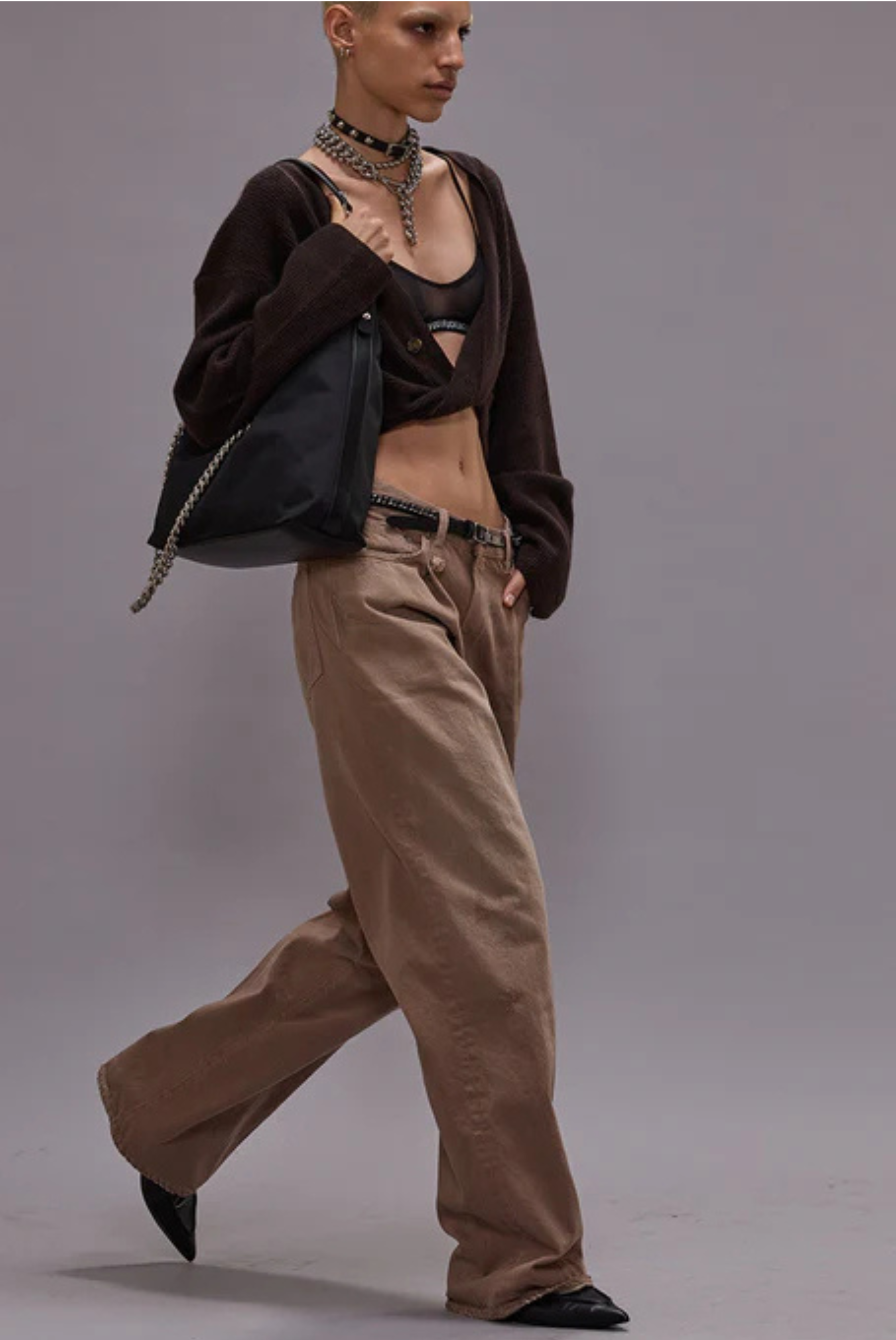 R13 Damon Pleated Jean