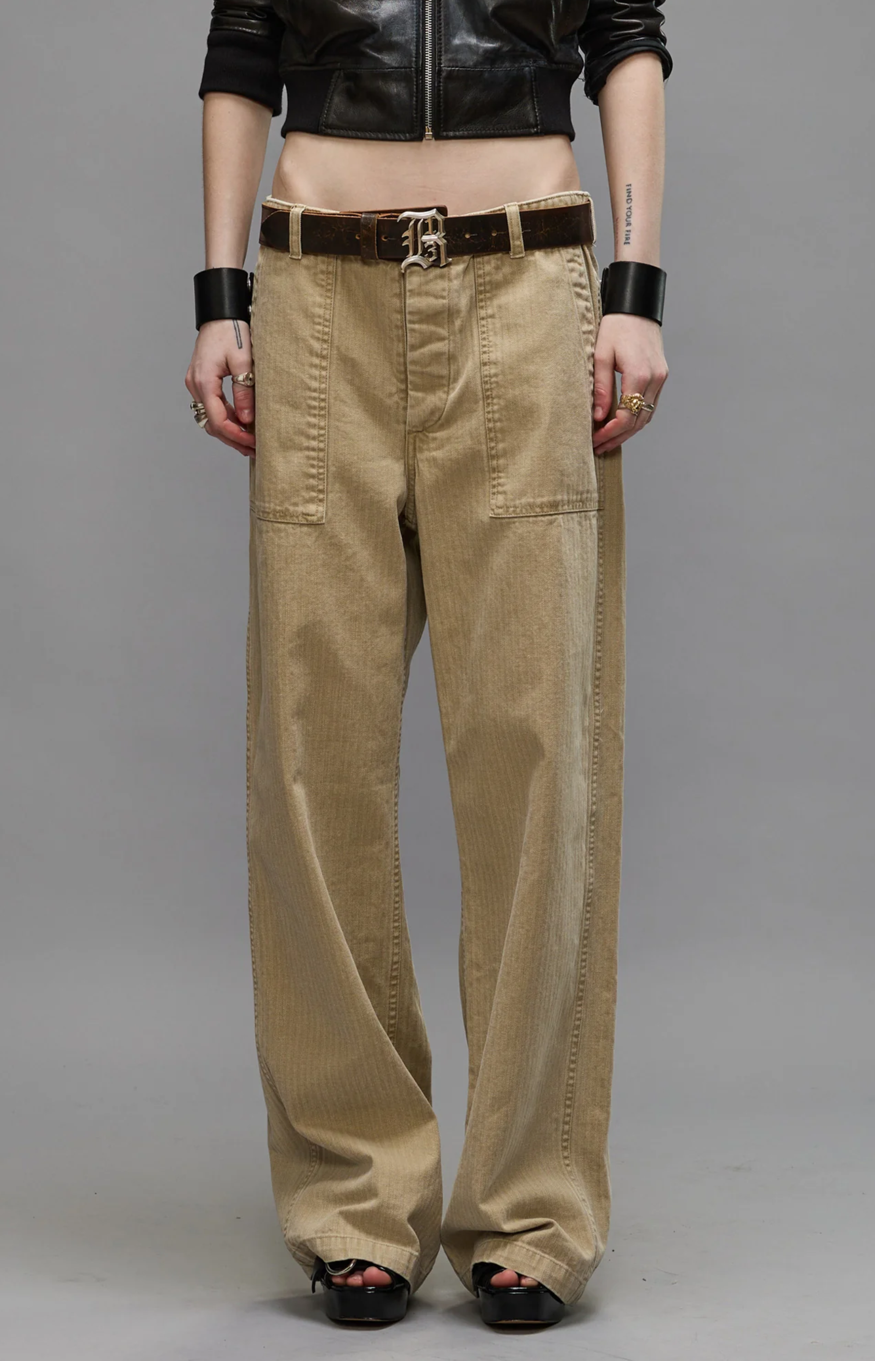 Wide Leg Utility Pant