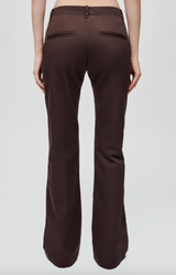 Mid Rise Flared Trouser