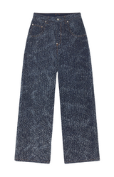 Boucle Denim Loose Jeans