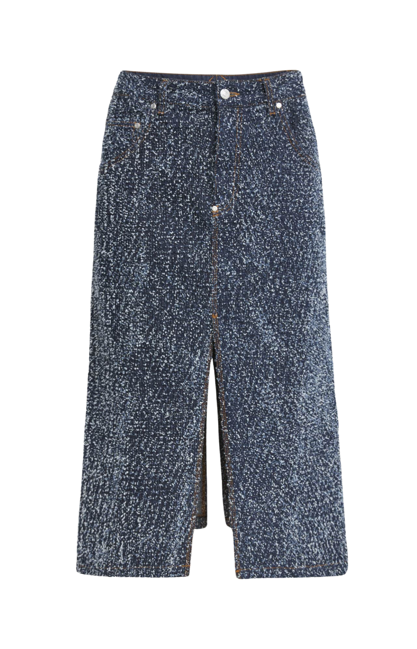 Boucle Denim Skirt