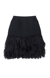 Feather Midi Skirt